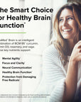 Terry Naturally CuraMed Brain - 60 Softgels - with BCM-95 Curcumin, Vitamin D3, Rosemary & Sage - Non-GMO, Gluten Free - 30 Servings