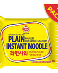 OTTOGI PLAIN INSTANT NOODLE For all kinds of pot stew food cooked in a casserole For Hot Pot Shabu Shabu and stews 110g  16 Pack