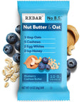 RXBAR Nut Butter and Oat Protein Bars Protein Snacks Snack Bars Blueberry Cashew Butter 232oz Box 12 Bars