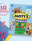 Mott's Fruit Flavored Snacks, Animals Assorted Fruit, Gluten Free, 10 ct (Pack of 8)