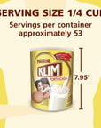 NESTLE KLIM Powdered Milk PREBIO 1 1600g