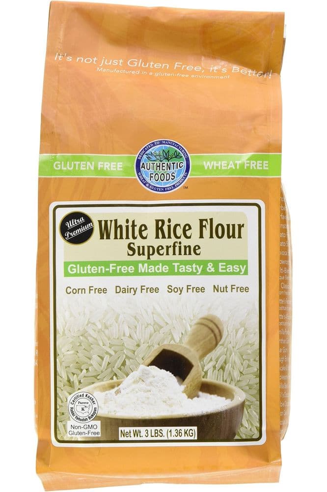 Authentic Foods Superfine White Rice Flour - 3lb