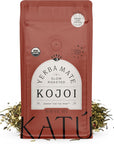 Katú Kojoi Yerba Mate Tea 16oz Loose Leaf Slow Roasted Unsmoked Air Dried Organic Premium Aged Sweet Rich Tea Leaves Brews Like Coffee for Energy Boost