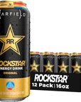 Rockstar Energy Drink, Original, 16oz Cans (12 Pack)