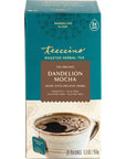 Teeccino Dandelion Mocha Tea  CaffeineFree Roasted Herbal Tea with Prebiotics 3x More Herbs than Regular Tea Bags  GlutenFree AcidFree Coffee Alternative  25 Tea Bags Pack of 3