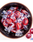 DM Sweets Sugar Free Cinnamon Candy Buttons  1 lb of Individually Wrapped Hard Sucking Candy Red