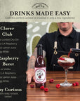 Liquid Alchemist Raspberry Syrup for Drinks  Real Ingredients Make our Raspberry Puree for Drinks the Perfect Raspberry Lemonade Drink Mix  Our Raspberry Cocktail Syrup is NonGMO  Vegan 12 oz