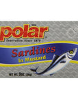 MW Polar Sardines Mustard 3Ounce Pack of 24