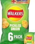 Walkers Pickled onion 6 pack - 25g