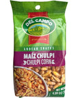 DEL CAMPO Andean Snacks  Salted Crunchy Chulpi Corn  Maiz Chulpe Frito Salado  459 oz  Pack of 2  Product of Peru