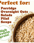 Food to Live Steel Cut Oats 5 Pounds  100 Whole Grain Irish Oats Quick and Easy Cooking Oatmeal Hearty and Nutritious Cereal High in Fiber and Protein Raw Unprocessed Vegan Kosher Bulk