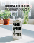 Boxed Water 118 oz 24 Pack  Purified Drinking Water in 92 PlantBased Boxes  100 Recyclable BPAFree Refillable Reusable Cartons  Mini Water