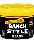 Ranch Style Pinto Beans Microwavable Cups 725 oz Pack of 12