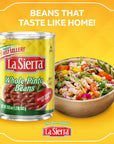 La Sierra Whole Pinto Beans Canned Mexican Pinto Beans 195 oz Pack of 12