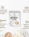 Organic Fresh Ginger Powder - 3lbs