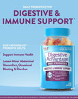 Digestive Advantage Probiotic Gummies For Digestive Health, Daily Probiotics For Women & Men, Support For Occasional Bloating, Minor Abdominal Discomfort & Gut Health, 80ct Natural Fruit Flavors