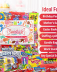 CANDY VARIETY PACK  2 Lbs Assorted Classic Candy Mix  Bulk Candy Care Package  candy Office Candy Assortment  Gift Box for Birthday Party Kids College Students  Adults 2 lbs