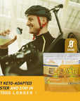 Real Ketones MCT & BHB Exogenous Ketones Drink Mix Packets Elevate Keto Electrolytes Powder Packets No Sugar with 4 Main Electrolytes Plus Hydrating Proprietary Keto BHB - 30 Pack Lemon Twist