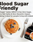 RxSugar Organic Pancake Syrup 2Pack  Allulose sweetener  DiabetesSafe Natural Sugar  Keto Certified  NonGMO Project Verified  GlutenFree Certified