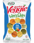 Sensible Portions Garden Veggie Chips, Sea Salt, Snack Size, 1 Oz (Pack of 24)