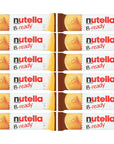 Nutella Bready bars crisp snack wafer pack of 10