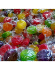 Assorted Fruit Buttons  4 Pound Bag  Bulk Assorted Candies  Individually Wrapped Candies  By Queen Jax