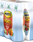 Motts Mighty Flying Fruit Punch Juice Drink 8 Fl Oz Bottles 24 Count 4 Packs of 6