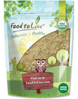 Food to Live Organic Hemp Protein Powder, 50% Protein - 2 Pounds