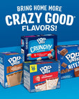 PopTarts Crunchy Poppers Crunchy Filled Snack Pieces Kids Snacks OntheGo Snacks Frosted Brownie Crunch 6 Boxes 30 Pouches