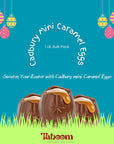 Cadbury Mini Caramel Eggs 1 LB Bulk Pack  Premium Milk Chocolate with Soft Caramel Center