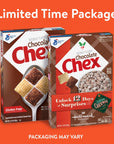 Chex Chocolate Cereal, Gluten Free Breakfast Cereal, Made with Whole Grain, 12.8 OZ