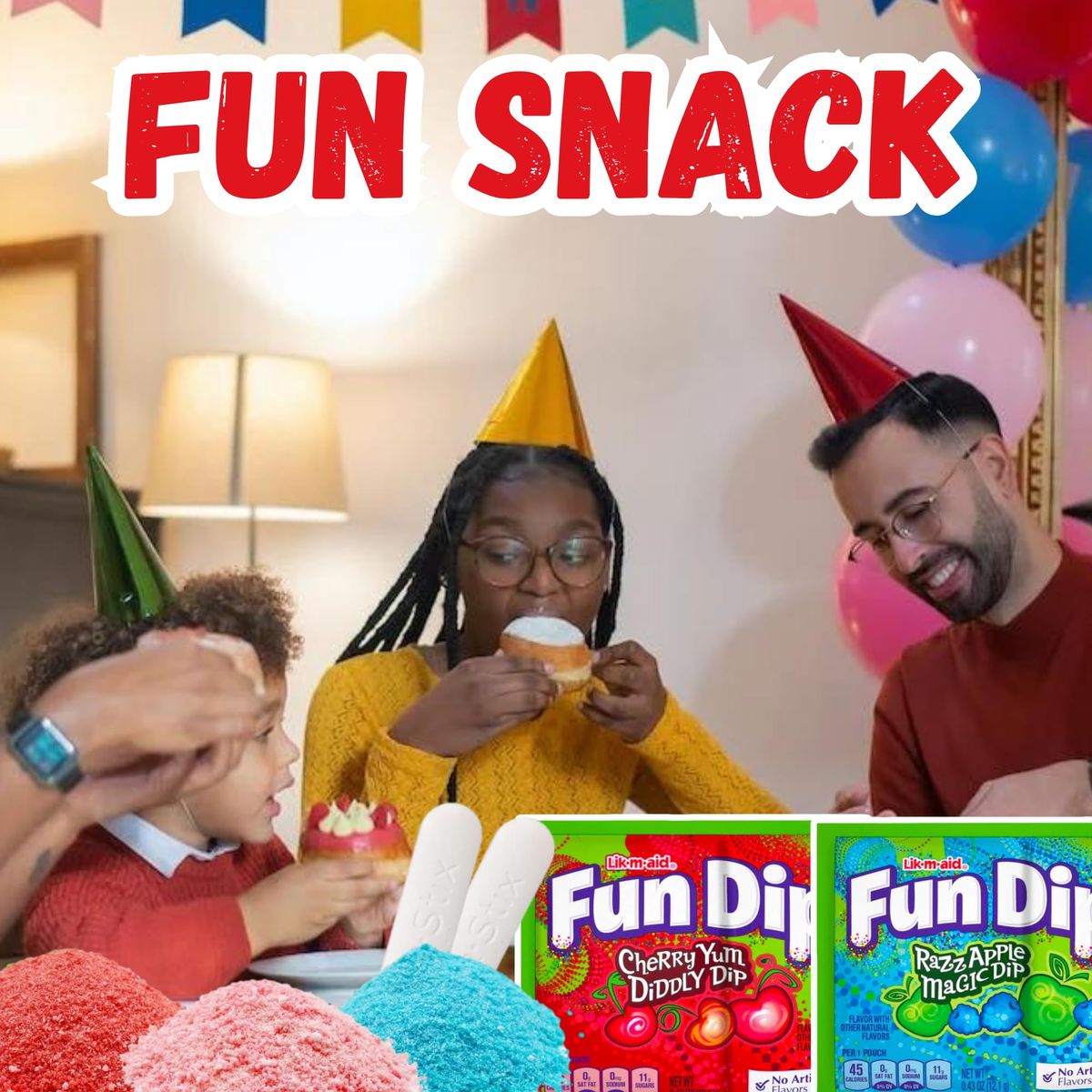 Fun Dip Pop Rocks Variety Pack  Nostalgia Candy Sampler  Includes Various Pop Rocks Flavors and Fun Dips Lik a Stix Cherry Yum and Razz Apple  Packaged by Gaudum 16