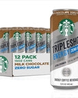 Starbucks - RTD Coffee Starbucks Tripleshot Zero Sugar - 15 oz Cans (12 Pack)