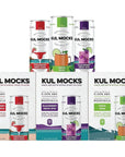 KUL MOCKS - Craft Mocktails - Ready-to-Drink Non-Alcoholic Cocktails - Variety - 12 Pack