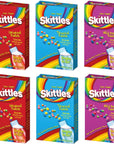 Skittles Singles to Go Drink Mix Variety Pack 6 Pack  2 Original Punch 2 Tropical Punch 2 Wild Berry Punch