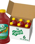 V8 Splash Island Strawberry Flavored Juice Beverage 64 fl oz Bottle 6 Pack