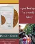 Spice Hut - Chinese 5 Spice Powder Organic, No Salt 454g