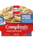 HORMEL COMPLEATS Chicken Alfredo Microwave Tray 10 oz 6 Pack