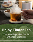 Tinder Conk Tea  Tinder Tea  Loose Leaf Tea  Herbal Tea  Mushroom Tea  Digestive Drink  Belly Comfort Tea  Immune Support Tea