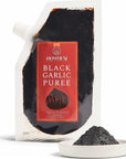 Homtiem Black Garlic Puree 150g Made from Solo Black Garlic 100 Whole Black Garlic Fermented for 90 Days NonGMOs High in Antioxidants Ready to Eat for Snack Healthy Healthy Recipes