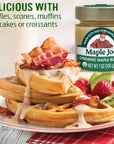 Maple Joe Organic Maple Butter Spread Made with 100 Natural Organic Grade A Maple Syrup Pure Maple Cream Spread Maple Sugar Candy Smooth  Creamy Vegan FatFree NonGMO NonDairy Gluten Free  Kosher Certified 7oz  200g 1 pack