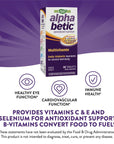 Nature's Way alpha betic, Diabetic Multivitamin for Daily Nutritional Support, with B-Vitamins for Energy Metabolism Support*, Alpha Lipoic Acid, Taurine, Lutein, 30 Tablets