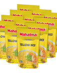 Mahatma Yellow Rice Mix LongGrain Rice Stovetop or Microwave Rice GlutenFree and Kosher 20Minute Rice 5 Ounces Pack of 12