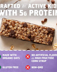 CLIF Kid Zbar Protein  Variety Pack  Crispy Whole Grain Snack Bars  Made with Organic Oats  NonGMO  5g Protein  127 oz 18 Count