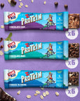 CLIF Kid Zbar Protein  Variety Pack  Crispy Whole Grain Snack Bars  Made with Organic Oats  NonGMO  5g Protein  127 oz 18 Count