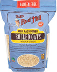 Bobs Red Mill Gluten Free Old Fashion Rolled Oats 52 Ounce