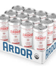 ARDOR ENERGY Sparkling Water Pink Grapefruit - 12 pack