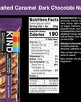 KIND Bars, Salted Caramel & Dark Chocolate Nut, Healthy Snacks, Gluten Free, Low Sugar, 6 Count