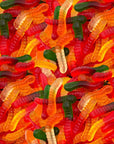 Mini Gummy Worms Candy Assorted Fruit Flavors 1Pound Pack