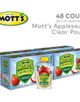 Motts Mighty Honeycrisp Apple Applesauce 32 Oz Clear Pouches 48 Count 4 Packs Of 12 No Sugar Added Good Source Of Fiber Supports A Healthy Digestive System Glutenfree Kosher